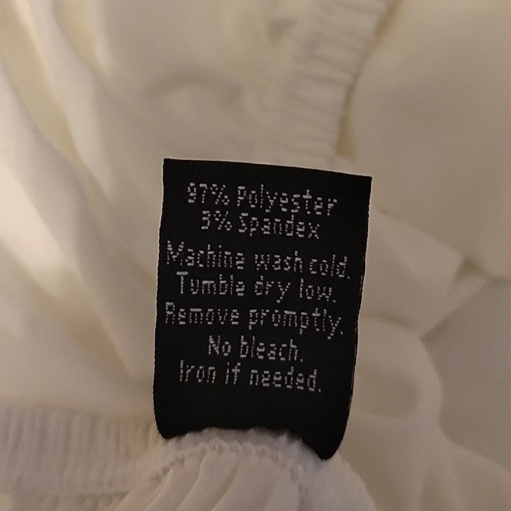 3/$30 WINWIN Romantic Winter White Off Shoulder Bell Sleeve Coquette Blouse